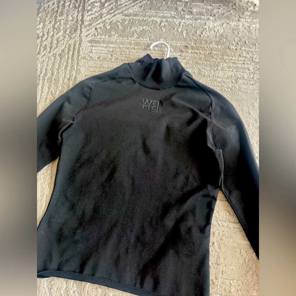 Alexander Wang embossed logo top